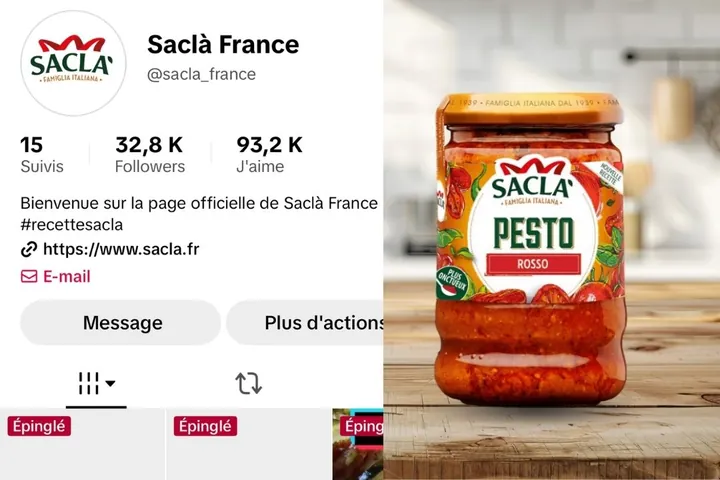 Saclà · profil Instagram